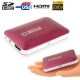 Mini Full HD 1080P HDMI MultiMedia HDD player with SD/MMC/SDHC Card reader/HOST USB  Function, External HDD, Size: 85x55x10mm (Rosy)