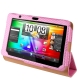 Carbon Skin Style Protector Case for HTC Flyer (Pink)