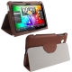 Leather Case with Holder for HTC Flyer (Coffee)