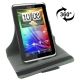 360 Degree Rotatable Leather Case with Holder for HTC Flyer