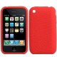 Silicone case for iPhone 3G/ 3GS, without blister packaging , with cheaper shipping cost (Red)