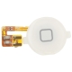 2 in 1 Home Button + Home Key Button PCB Membrane Flex Cable for iPhone 3G (White)
