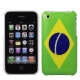 Brazil Flag Style Plastic Case for iPhone 3G/ 3GS,without blister packaging , with cheaper shipping cost