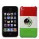 Mexico Flag Style Plastic Case for iPhone 3G/ 3GS,without blister packaging , with cheaper shipping cost