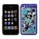 Different Diamond Encrusted Plastic Case for iPhone 3G/ 3GS,without blister packaging , with cheaper shipping cost