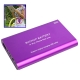 SD-002A Backup Battery (2000mAh) for iPhone/iPad/iPod/Mp3/Tablet PC, Purple