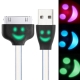 USB Cable for iPhone 4 & 4S, iPhone 3GS/3G, iPad 2/iPad, iPod Touch, Length: 30cm (Black)