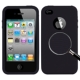Black Thread Silicone case for iPhone 4