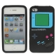 Game Boy Style Silicon Case for iPhone 4 (Black)