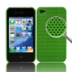 Perforated Plastic Case for iPhone 4 (Light Green)