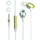 Stereo Earphone with Line control and 3.5mm connector for iPhone 4 & 4S, iPhone 3GS/3G, iPhone, iPod, MP3 (LightGreen)