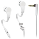 Sound Legend Noodle Style High Performance In-Ear Headphones Earphone (with Mic) for iPhone 4 & 4S, Portable Media Player (White)