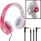 High Definition Powered Isolation Headphones for iPhone 4 & 4S (Original Version Color), Pink
