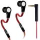 Sound Legend Noodle Style High Performance In-Ear Headphones Earphone (with Mic) for iPhone 4 & 4S, Portable Media Player (Black), Without Packaging