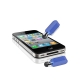 2 in 1 Touch Pen for iPhone 4 & 4S (Anti Dust Cup+Touch Pen), Blue
