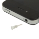 Earphone slot Anti-dust Stopper for iPhone 4 & 4S (Transparent)
