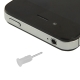 Earphone slot Anti-dust Stopper for iPhone 4 & 4S (White)