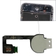 Original Version Home Key Button PCB Membrane Flex Cable for iPhone 4