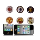 High Quality Button Epoxy Sticker for iPhone/ iPad/ iPod Touch (6 pcs in one packaging, the price is for 6 pcs)