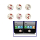 High Quality Button Epoxy Sticker for iPhone/ iPad/ iPod Touch (6 pcs in one packaging, the price is for 6 pcs)