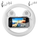 Game Steering Wheel with Speaker for iPhone 4 & 4S / 3GS / 3G / Touch 4, Built-in Rechargeable Battery (White)