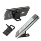 Mini Universal Phone Hard Plastic Stand Holder for iPhone 4 & 4S / iPhone 3GS / iPad (Need 2 pcs) / Mobile Phone (Black)
