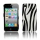 Zebra Style Plastic Case for iPhone 4