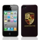 Porsche Style Plastic Case for iPhone 4 (Black)
