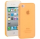 0.3mm Ultra-thin TPU Case for iPhone 4/4S (Orange), Transparent version / Matte Edition