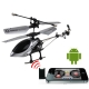 RC i-helicopter with Gyro for Android OS Devices / iPhone / iPad / iPod / iTouch, 3.0CH RC Helicopter, Size: 135 x 95 x 40mm