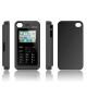 IPPeel for iPhone 4 / 3 SIM 3 Standby Power Case Mobile Phone, Network: GSM900 / 1800/ 1900MHZ (Black)