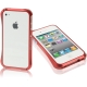Aluminum Bumper Case for iPhone 4 & 4S (Red)