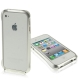 Aluminum Bumper Case for iPhone 4 & 4S (Silver)