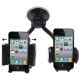 Universal Scalable Car Holder for iPhone 4 & 4S / 3GS / 3G / Mobile Phone / PDA / GPS / MP4, Support 360 Degree Rotation, Width: 5.5-11.5cm
