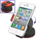 Car Universal Mini Holder for iPhone 4 & 4S/ 3GS/ 3G/ Mobile Phone/ GPS/ PDA/ MP3/ MP4, Width: 52mm-85mm (Red)