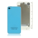 Baby Blue Glass Replacement Back Cover for iPhone 4S, with Logo