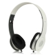 High Definition On-Ear Headphones for iPad / iPad2, with Logo (White)