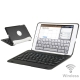 2 in 1 Bluetooth Keyboard + Folding Leather Protective Case for iPad