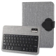 Leather Case with Built in Keyboard Connects Thru cable for iPad