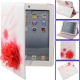 Romantic Pattern series Leather Sheath for iPad 2 / iPad, with Bracket (Pink)