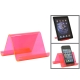 Crystal Holder Stand for iPad, iPhone 4, iPhone 3GS/3G, iPod Touch, E-Book, Tablet PC, PDA, Mobile (Pink)