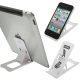 Plastic Holder for iPad 2 / iPad, iPhone 4 & 4S , E-BOOK (White)