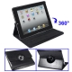 Leather Case with Holder for iPad 2 with Dormancy Function (Black)