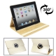 Leather Case with Holder for iPad 2 with Dormancy Function (Beige)
