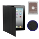 Leather Case with Holder / Ultra Thin Smart Cover for iPad 2 (Black)