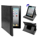 Leather Case with Sleep / Wake-up Function & Rotate 360 Degree Holder for iPad 2 (Black)