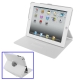 Plastic Cover Enhancer Case for iPad 2, Compatible with Smart Cover (White)