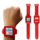 Silicone Case/Watch Band for iPod Nano 6 (Red)