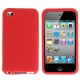 Red Silicone Case for iPod Touch 4