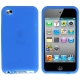 Blue Silicone Case for iPod Touch 4